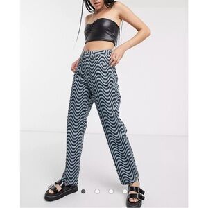 Urban Outfitters The Ragged Priest Blue Wave Jeans High Rise Size 26